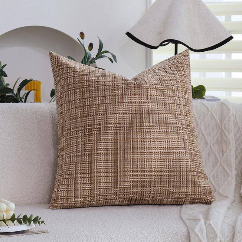 Summer Waterproof Pillow Woven Linen Water-proof Technology Outdoor Garden Pillow Cover Pillow Cover Does Not Contain Core