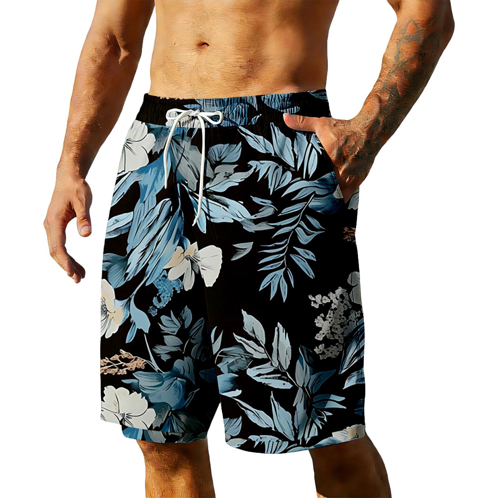 Мужские летние гавайские шорты XL арбуз красный