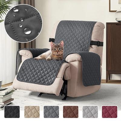 1 Seater Recliner Sofa Cover Pets Dog Kids Sofa Mat Sofa Slipcover Lazy Boy Chair Cover Anti-slip Single Armchair Couch Cover