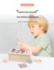 Montessori 4-in-1 Wooden Coin Box: Early Education Toy for Toddler Shape Matching, Sensory Training, and Intellectual Development.