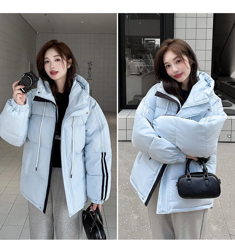 Women’s Short Hooded Windproof Thicken Warm Winter Jacket 3 Colors