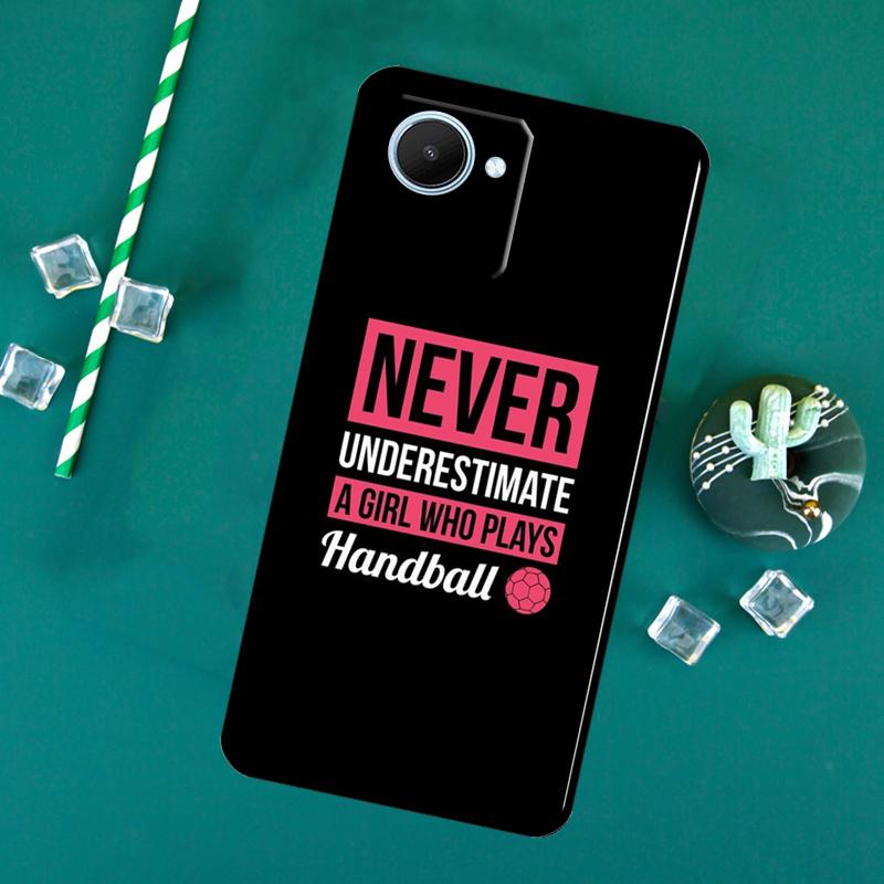 Handball Sport Für Realme C71 C75 C55 C53 C67 C61 C33 C63 C51 10 11 12 13 14 Pro Plus C65 GT7 15 Pro Hülle