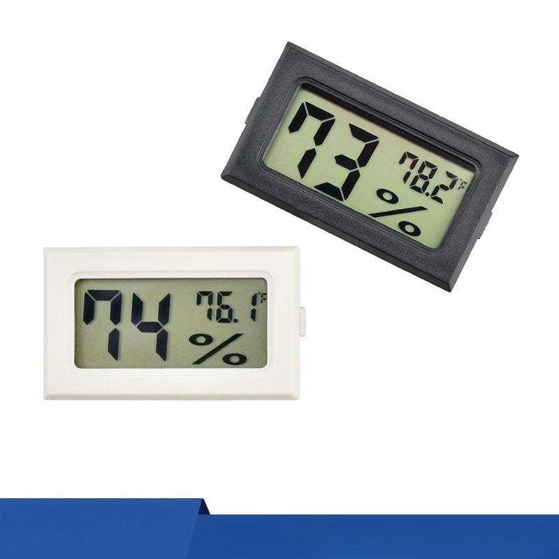 1 Pc Temperature and Humidity Digital Display Mini Type Electronic Temperature and Humidity Meter Climbing Pet Box Temperature and Humidity Meter