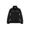 Puma Color Block Letter Embroidery Design Stand Collar Full Zip Long Sleeve Retro Sports Jacket Unisex Jacket Black 628086-01