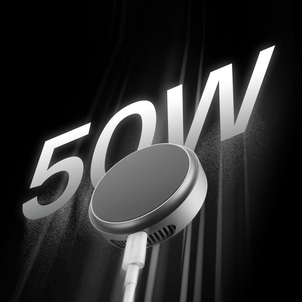 Authentic OPPO 50W Magnetic small turbine wireless charger apply For Oppo Find x8 Pro Smartphone