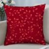 Fodera per Cuscino Decorativa Piante Boho Peluche Corto Divano Decorativo Regalo Casa Stampa Double-face Cuscino