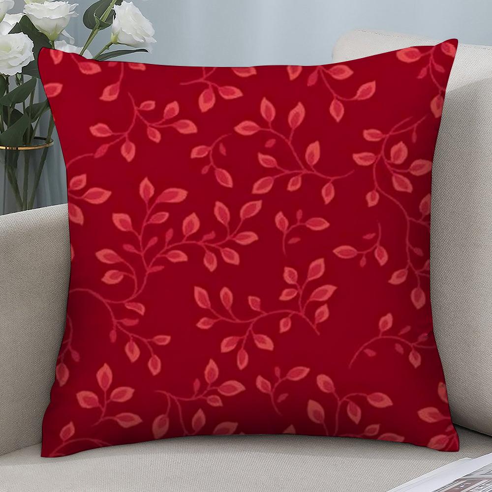 бохо растение Декоративная наволочка Короткий плюш Диван Декоративный Подарок Дом Двусторонняя печать Подушка 12x12Inch