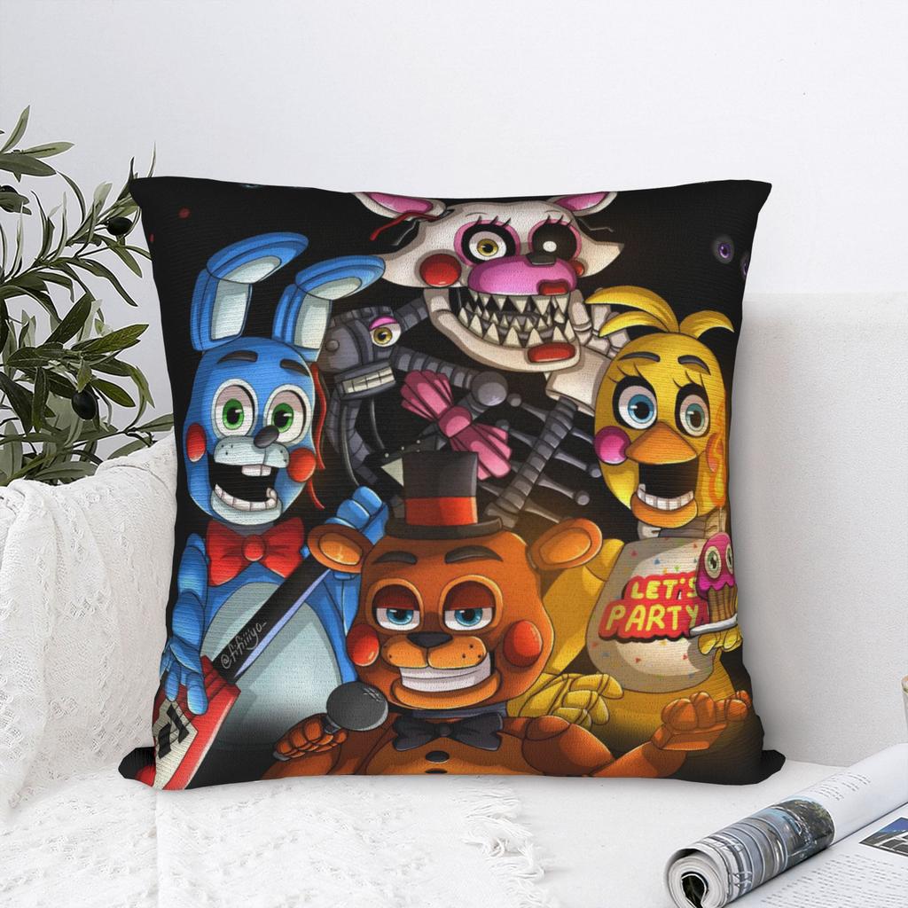 Decorative Pillow Covers FNAF At Freddys Product Chair Throw Pillow Case Cover Drop Shipping Multi Size