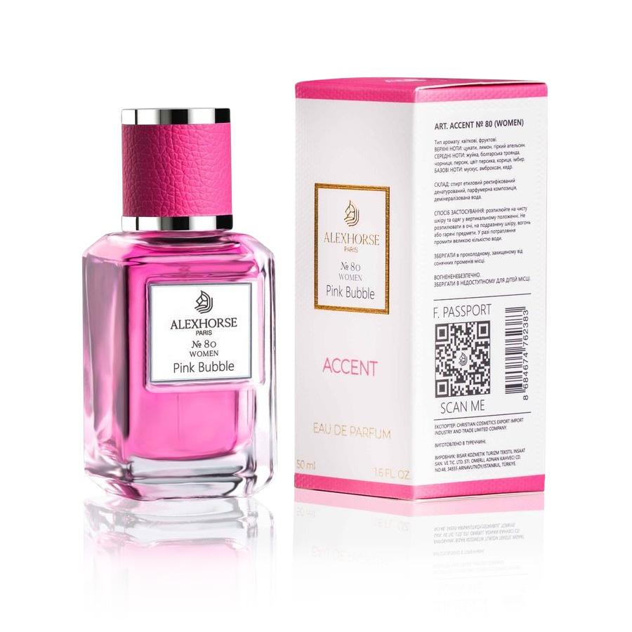 

Парфумована вода для жінок Alex Horse Pink Bubble ACCENT 50 мл AA-080