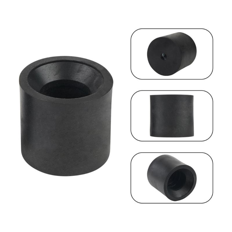 Juego de 4 soportes para puerta de remolque de caballos con casquillo de goma y vástago de plástico Juego de topes de puerta de goma para mejorar la estabilidad