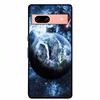 Per Google Pixel 7a 5G Custodia 6.1" Cover Fiori Bordo Nero Silicone TPU Morbida Cover Posteriore Per Google Pixel7a 2023 Custodia Telefono Fundas
