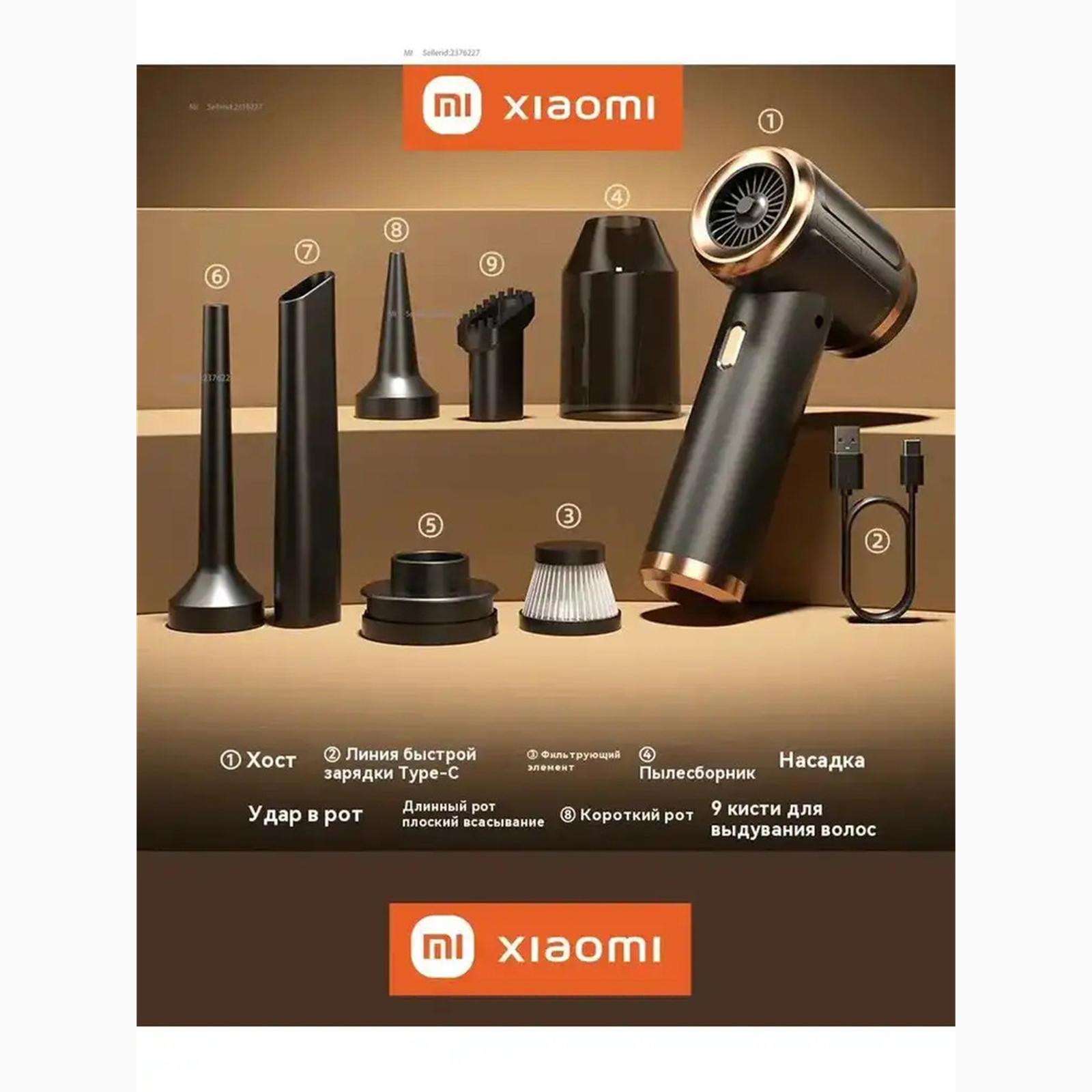

Xiaomi, portable wireless car vacuum cleaner Option1