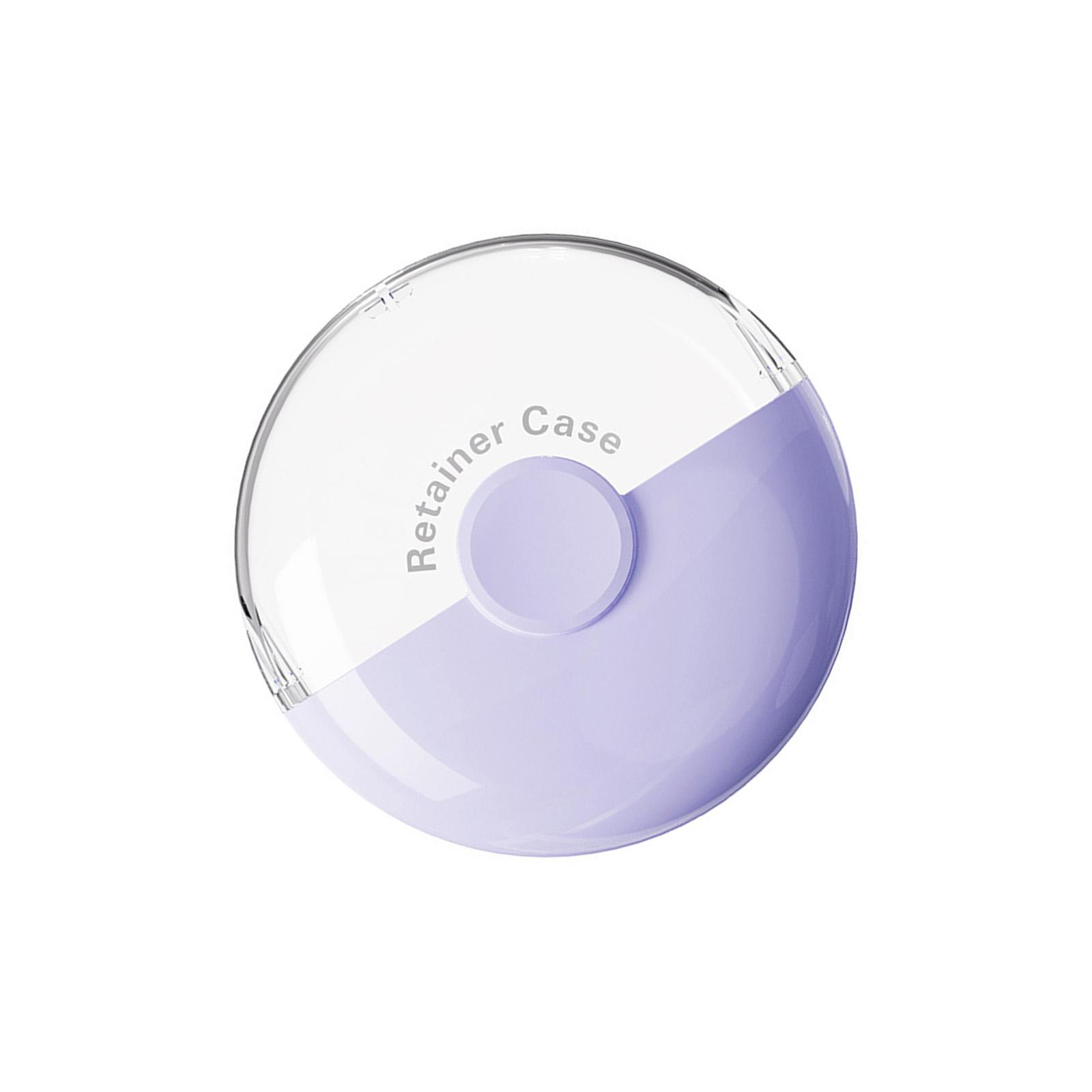 

Магнитный контейнер для хранения зубных протезов и элайнеров, надежные замки, контейнер для хранения в стоматологии, легко чистить фиолетовый