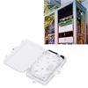 6 Core Fiber Distribution Box Fiber Optic Junction Splitter Box Waterproof FTTH Terminal Box for Indoor Outdoor