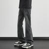 High-end Micro-pull Jeans Men's 2025 Summer Slim-fit Flared Pants Boys American High-street Scimitar Pants Men