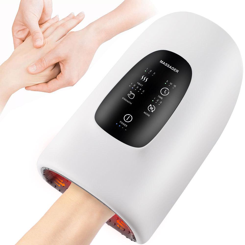 Smart Air Pressure Hand Massager with Heating and Acupoint Kneading