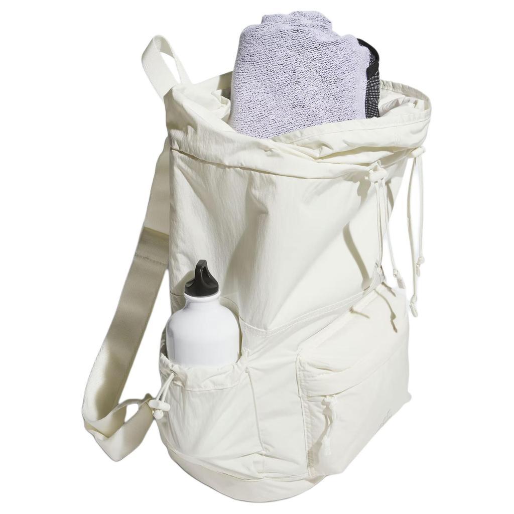 Adidas Recycled Polyester Backpack Regular Unisex Jade White Adidas JF1207