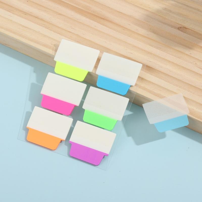 120/160Pcs Colorful Index Label Adhesive Notes Page Marker Bookmarks Writable File Label for Marking Highlighting