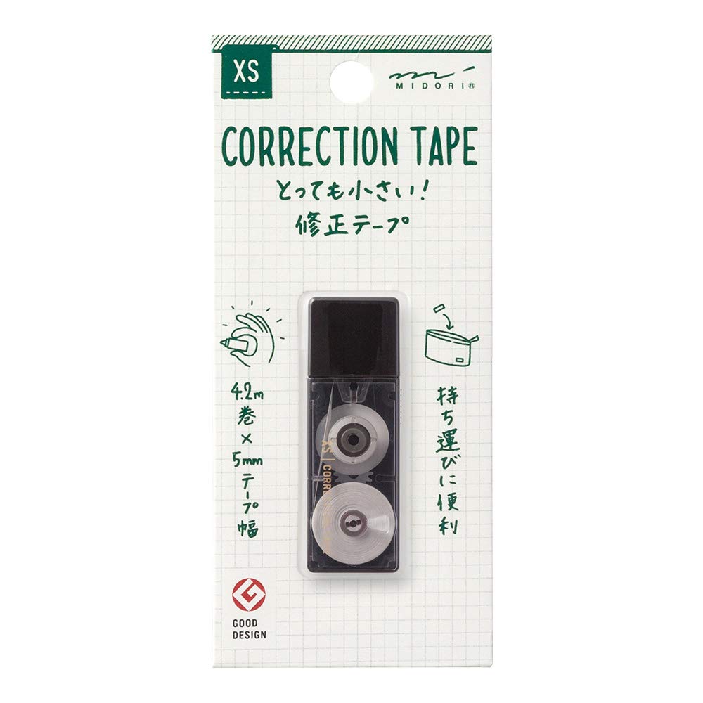 

Midori Correction Tape XS Black 35262006