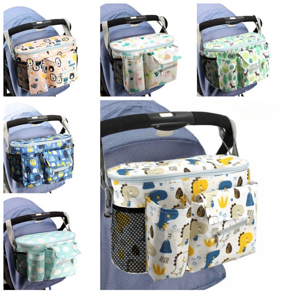 Large Capacity Diaper Bag Oxford Cloth Pram Accessories Stroller Organizer  Pushchair Use