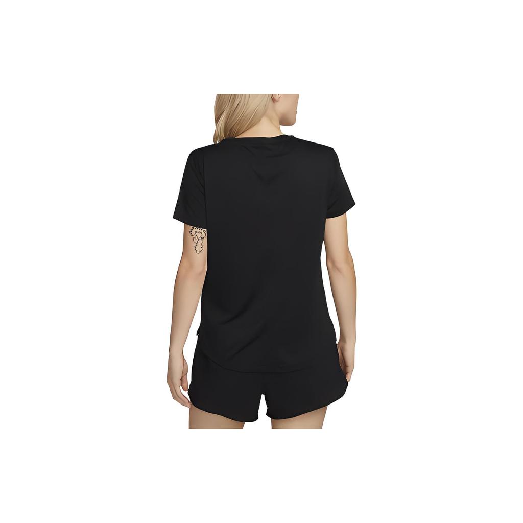 Nike Dri-FIT One Women'ss Logo Crewneck T-Shirt Black DX1026-010