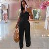 Women's Fashion Halter Strap Top & Long Pants Two-Piece Set: Casual European & American Style