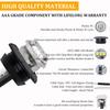 PSEQT 3/4" LED Lock Lights Round Underglow Wheel Fender Side Marker Clearance Light with