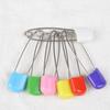 Smiling Face Baby Safety Pins, Plastic, Medium (40mm) & Large (55mm)
