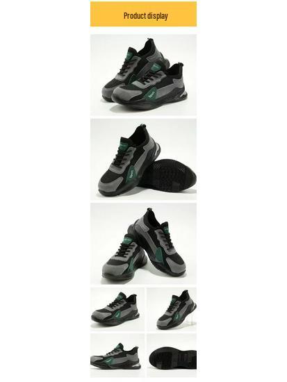 Scarpe di Sicurezza da Lavoro da Uomo con Puntale in Acciaio - Anti-Schiacciamento, Anti-Perforazione, Deodoranti, Leggere, Traspiranti per Tutte le Stagioni.