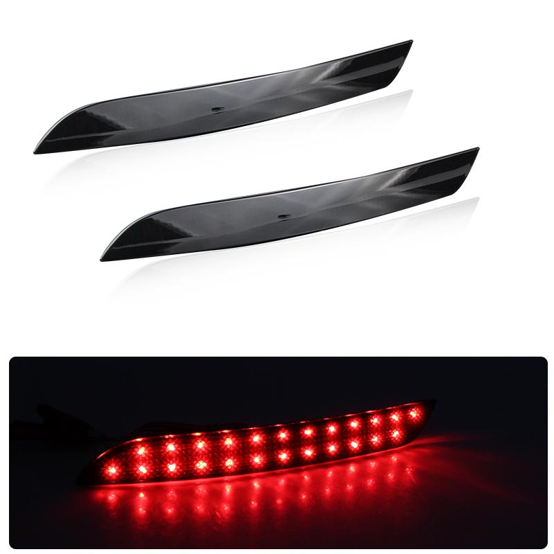 

2PC LED Rear Bumper Reflector Brake Reverse Light For BMW F10 F11 F18 5-series 520d 520i 523i 525d 528i 530d 530i 535d 535i 550i
