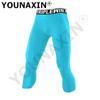 Pantaloni Sportivi da Basket da Uomo 3/4 Corti Strato Base Palestra Calcio Leggings Yoga Fitness Corsa Allenamento Asciugatura Rapida S M L XL 2XL
