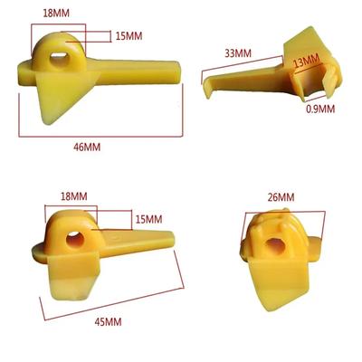 Smontagomme Giallo Creativo Plastica Nylon Testa di Montaggio Smontaggio Inserto Anatra Kit Protezione Cerchio Strumento Riparazione Auto Ricambi Auto