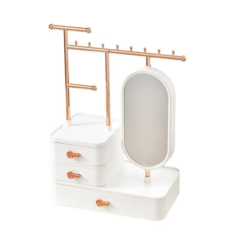 XiaoGui Jewelry Organizer Storage Makeup Makeup Organizer Jewelry Box Storage Drawers Organizador