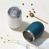 Hot-Selling 12oz Straight Cup Stainless Steel Double Wall Vacuum Insulated Wine Tumbler Straw Travel Office Use Modern