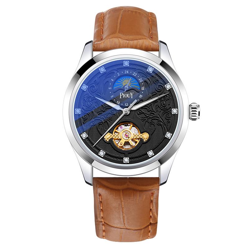 Top Brand New Men's Watch Mechanical Men's Watch Tourbillon Luminous Business Watch Automatic Mechanical Men's Watch