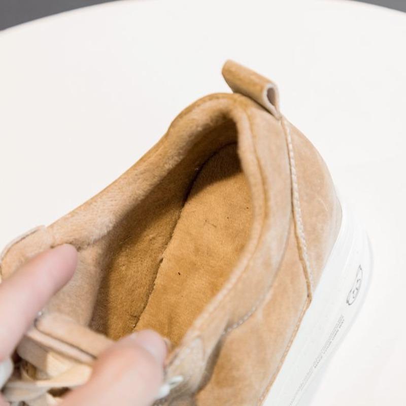 Chaussures muffin polyvalentes nouvelle collection printemps loisirs sports augmentation de la hauteur intérieure semelle épaisse cuir mat chaussures tendance