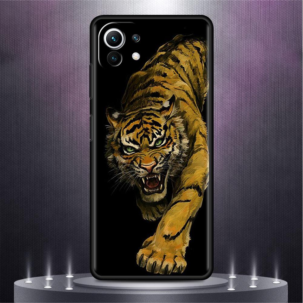 Case For Xiaomi Mi Poco X3 NFC M4 F3 C40 11 11T 10T Pro 12 9T 9 10 Lite Back Soft Phone Cover Lion Wolf