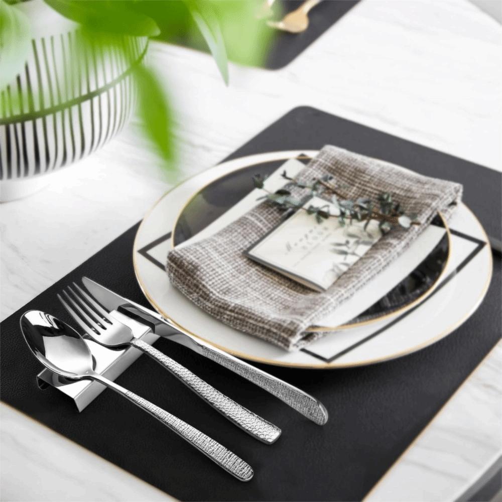 2 Pieces Rust-proof Chopstick Rest Dual-use Fork Stand Durable Spoon Rest Kitchen Gadget