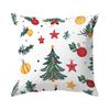 Cartoon Christmas Pillowcase Printed Polyester 40/45/50cm Throw Pillowcover Decorative Sofa Cushion Pillowslip Home Decor