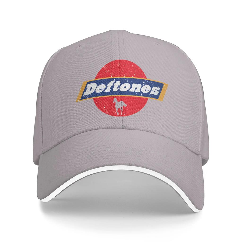 Deftones White Pony Sun Baseball Cap Summer FeUnisex Unisex Custom Logo Hip Hop Hats Sunscreen Yk Funny Kpop Rock Baseball Caps