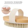 Lotus Wood Bath Brush with Medium Bristle Softness – Ideal for Exfoliating, Scrubbing, and Massaging Body.