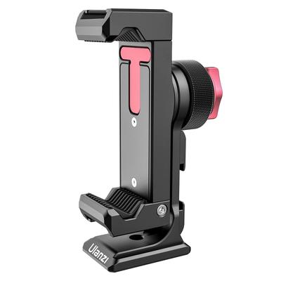 Ulanzi Smartphone Tripod Smart iPhone Tripod All Metal with Hot Smartphone Phone Smartphone Tripod iPhone Cold Shoe Can Take Horizontal and Vertical