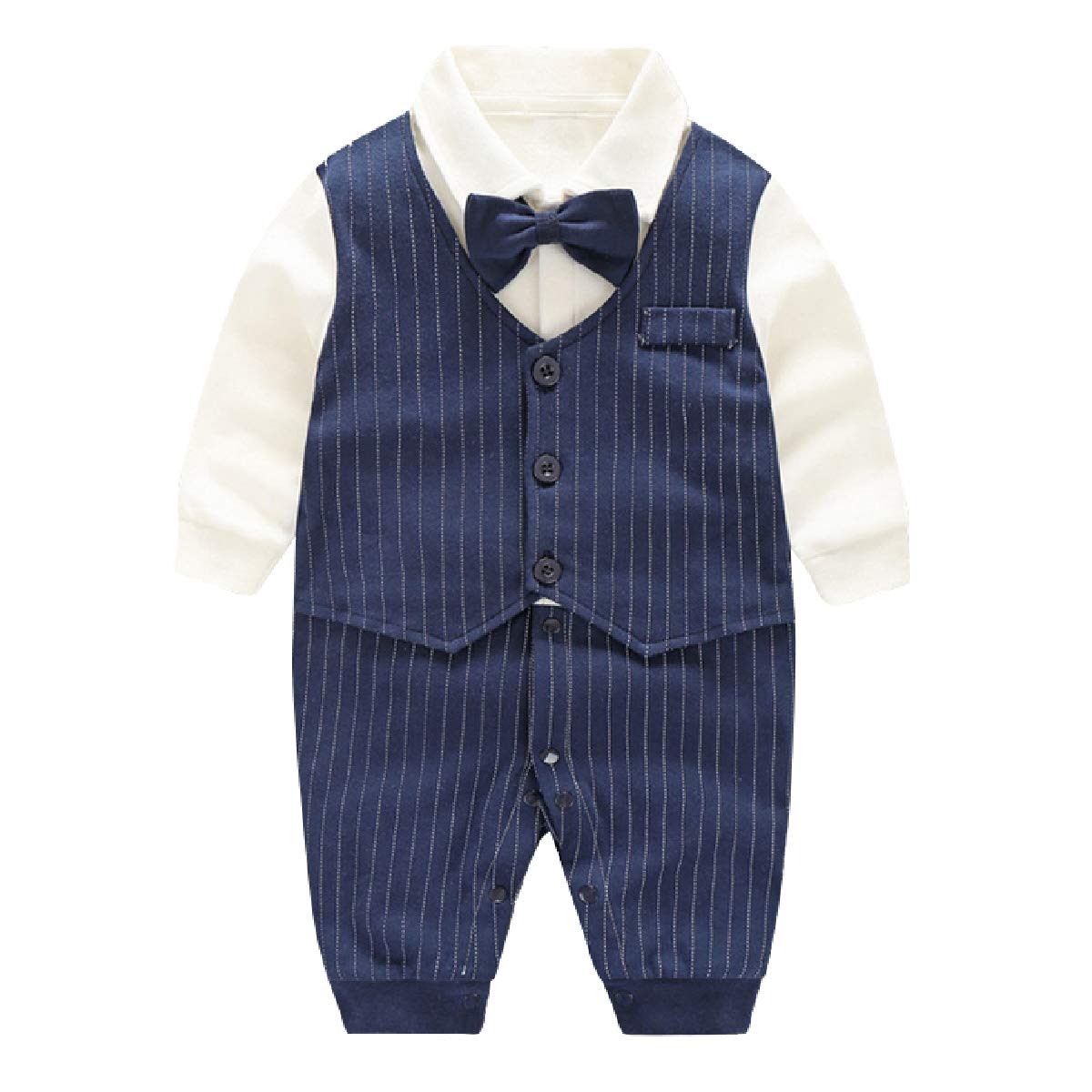 

Формальный комбинезон для маленьких мальчиков с открытой передней частью и бантом, идеально подходящий для поступления в детский сад, первого приема пищи и свадеб [Склад Shiawase] Галстук, Душ,