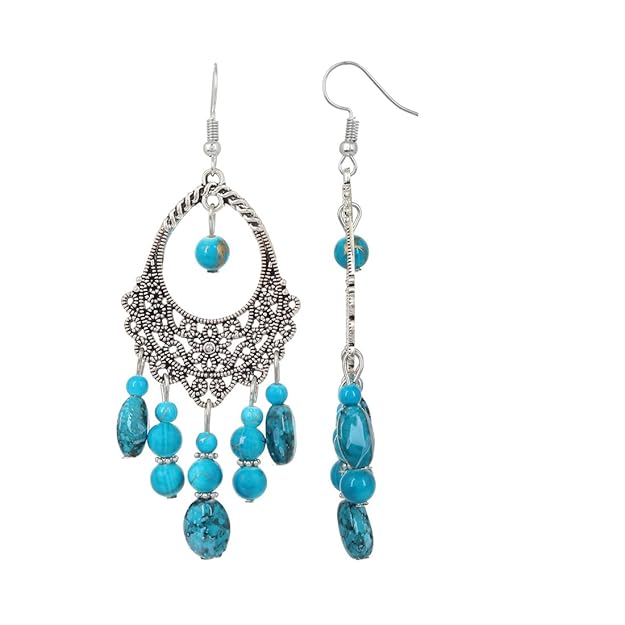 Latest Bohemian Oxidized Silver Earrings For Women & Girls