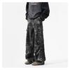 Autumn And Winter New American High Street Washed Light Colored Jeans For Men And Women Straight Leg Slightly Flared Loose Wide Leg Pants