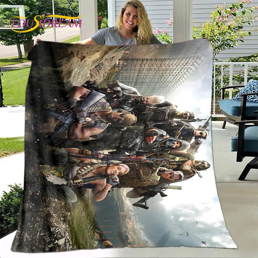 Game COD, Call of Duty Gamer Soft Plush Blanket,Flannel Blanket Throw Blanket for Living Room Bedroom Bed Sofa Picnic Cover Kids