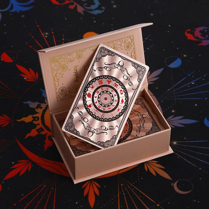 Tarot Card Set For Newcomers With Illustrated Instructions Plastic Entertainment For Gatherings