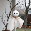 6Pcs 3 Inch Halloween Hanging Ornaments White Ghosts Hanging Ghost Pendant  Haunted House Decoration