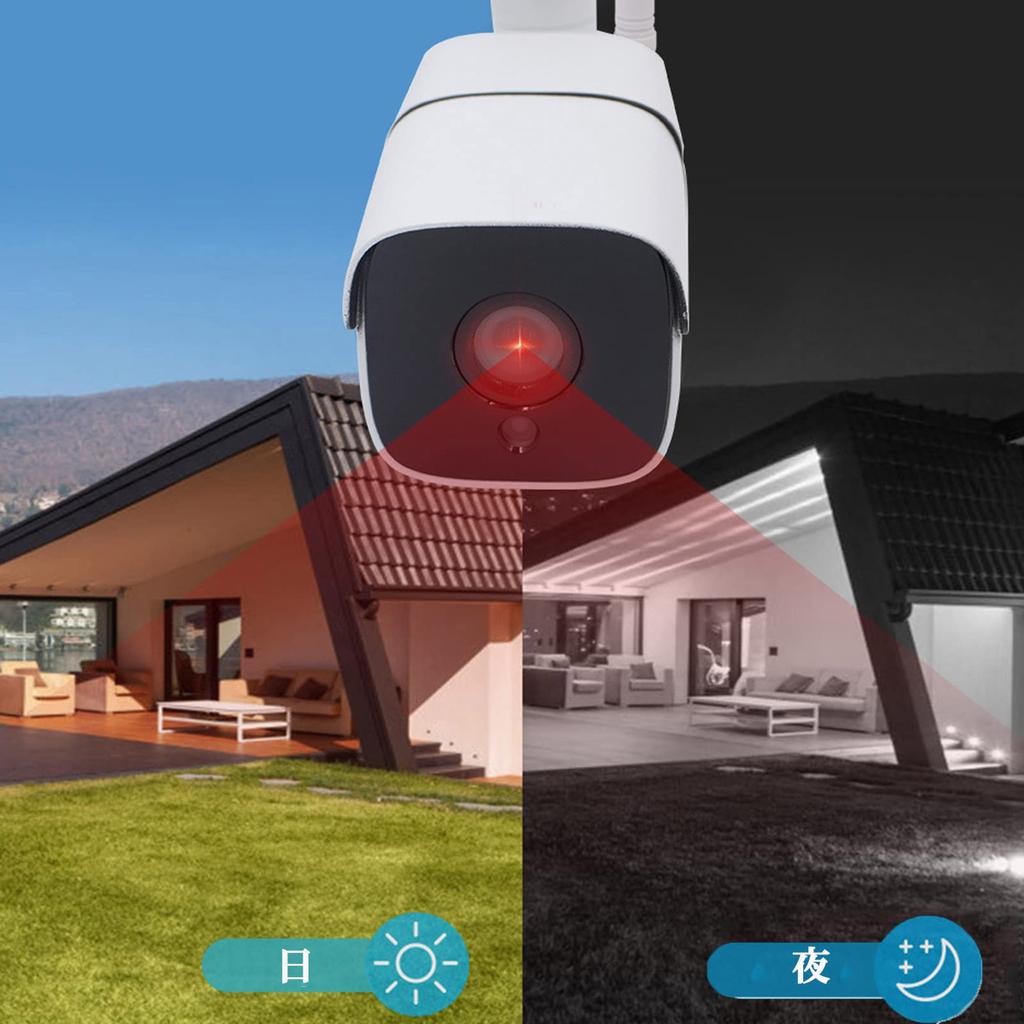 2MP High-Resolution Long-Range Security Camera, Outdoor Wi-Fi, 20dBi Antenna, Nighttime Color Shooting, Wide-Angle Shooting, Continuous Recording, Bod