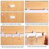 Bendable U-Shaped Curtain Track Slide Rail (1/2/3/5/8 M)